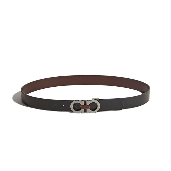 Reversible And Adjustable Gancini Belt